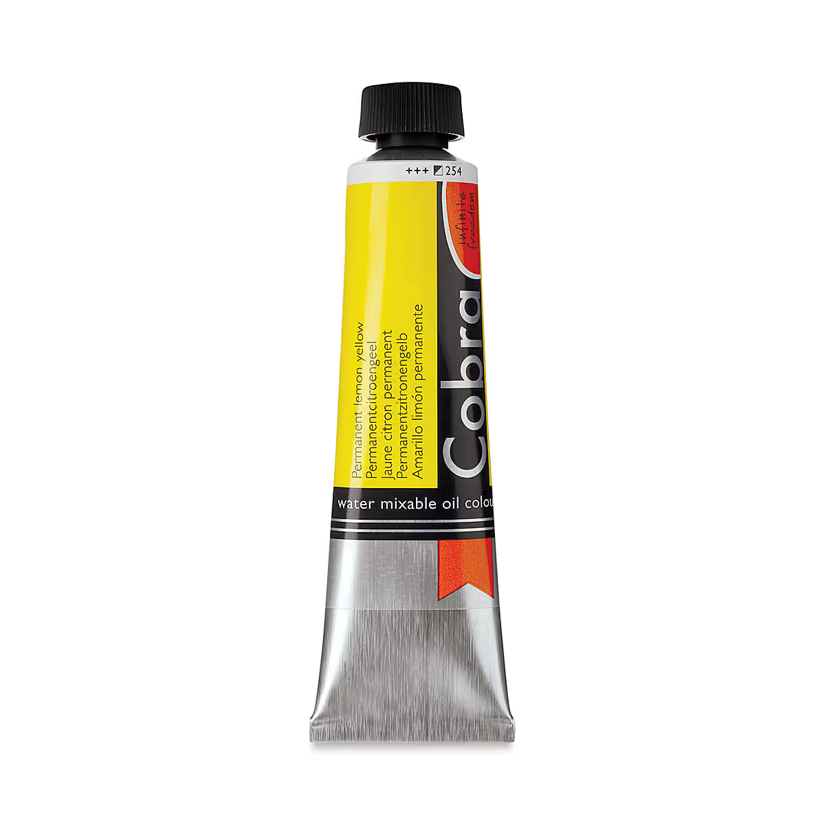 Permanent Lemon Yellow - Cobra Water Mixable Oil Paint, 40ml