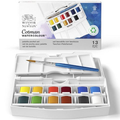 Cotman Watercolour Pocket Plus Set
