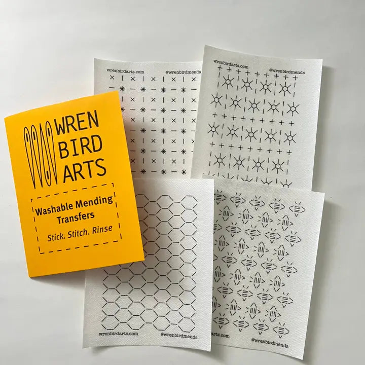 Gold #7 Set -- Sashiko Transfer Patterns
