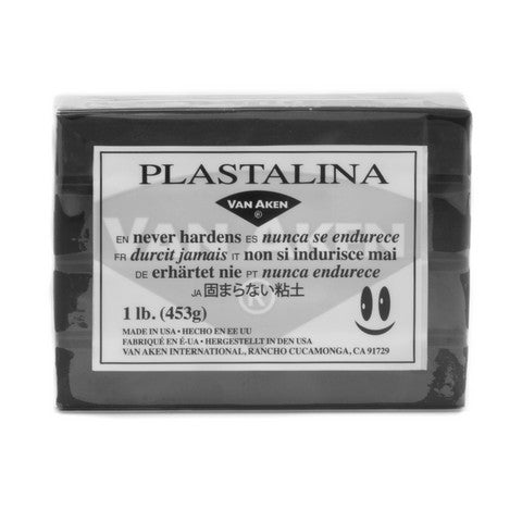Plastalina Modeling Clay Black 1Lb