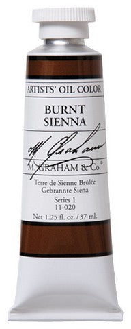 M Graham Burnt Sienna 37ml Oil Color