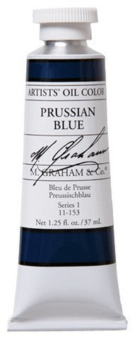 M Graham Prussian Blue 37ml Oil Color
