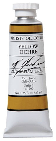 M Graham Yellow Ochre 37ml Oil Color