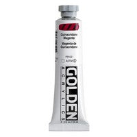 Quinacridone Magenta Golden Heavy Body Acrylic, 2oz