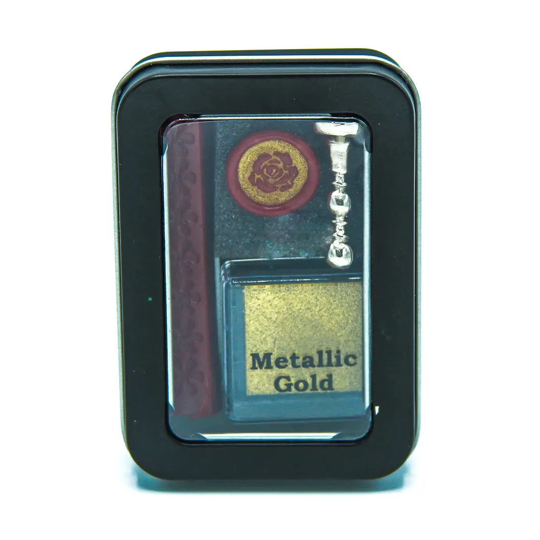 Red Rose w Gold - Wax & Ink Sealing Kit