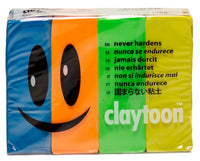 Claytoon Modeling Clay 1Lb 4 Pack, Mutant Set