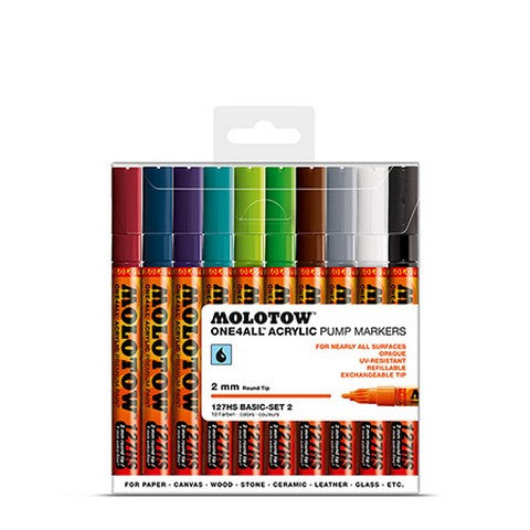 Molotow Marker 127Hs 10Pc Basic Set 2