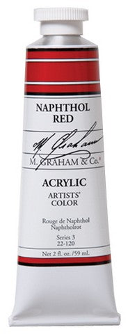 M Graham Naphthol Red 60ml Tube Acrylic