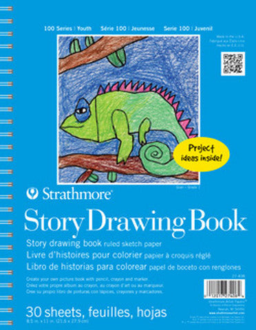 100 Series Story Drawing Book Wire Bound  30 Sheet 8.5X11