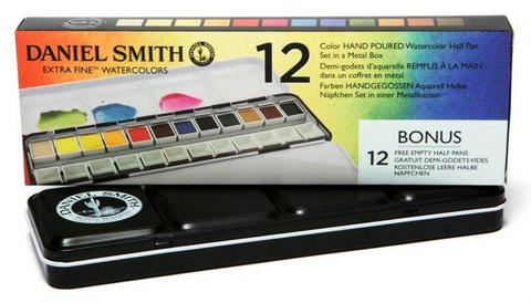 Daniel Smith 1/2 Pan - Set of 12 (metal box)
