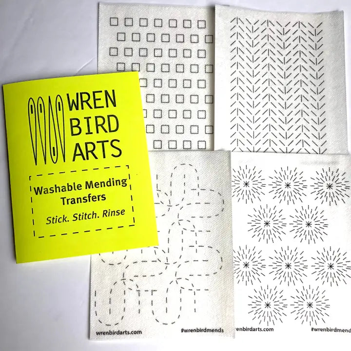 Yellow #3 Set -- Sashiko Transfer Patterns