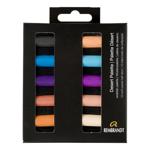 Rembrandt Soft Pastels 10Pc Half Stick Set Southwest Palette