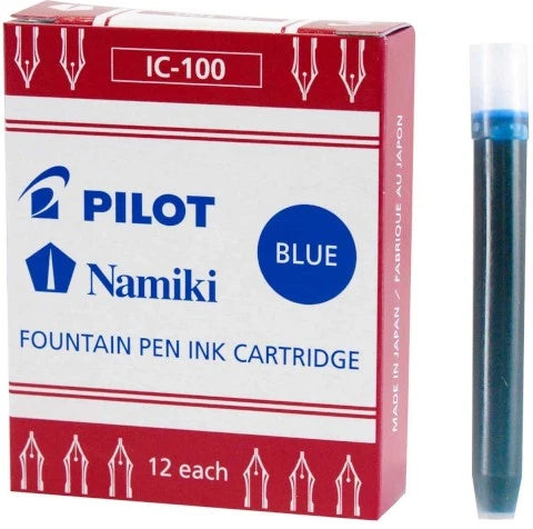 Blue Pilot Namiki Ink Cartridges (12)