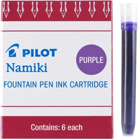 Purple Pilot Namiki Ink Cartridges (6)