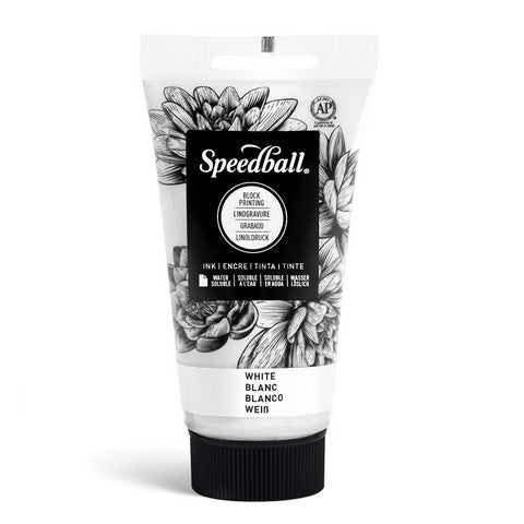 Water Soluble Block Printing Ink 2.5oz White