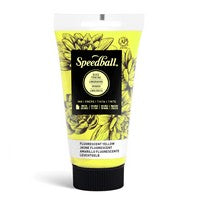 Water Soluble Block Printing Ink 2.5oz Fluorescent Yellow