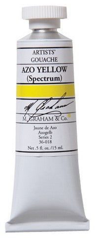 M Graham Azo Yellow Spectrum 15ml Gouache