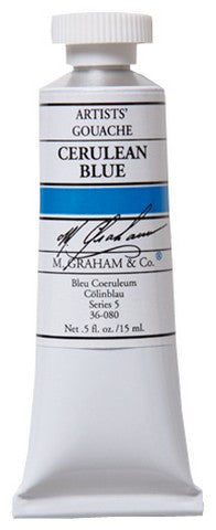 M Graham Cerulean Blue 15ml Gouache