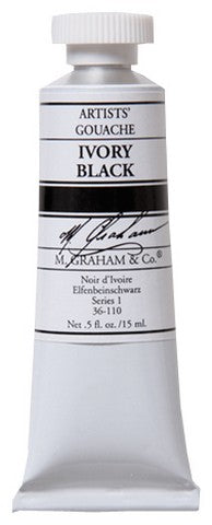 M Graham Ivory Black 15ml Gouache