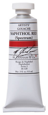 M Graham Naphthol Red Spectrum 15ml Gouache