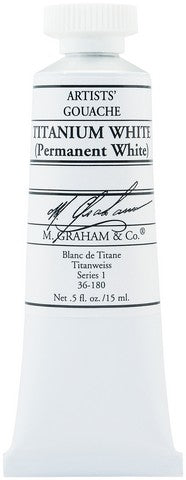 M Graham Titanium White 15ml Gouache