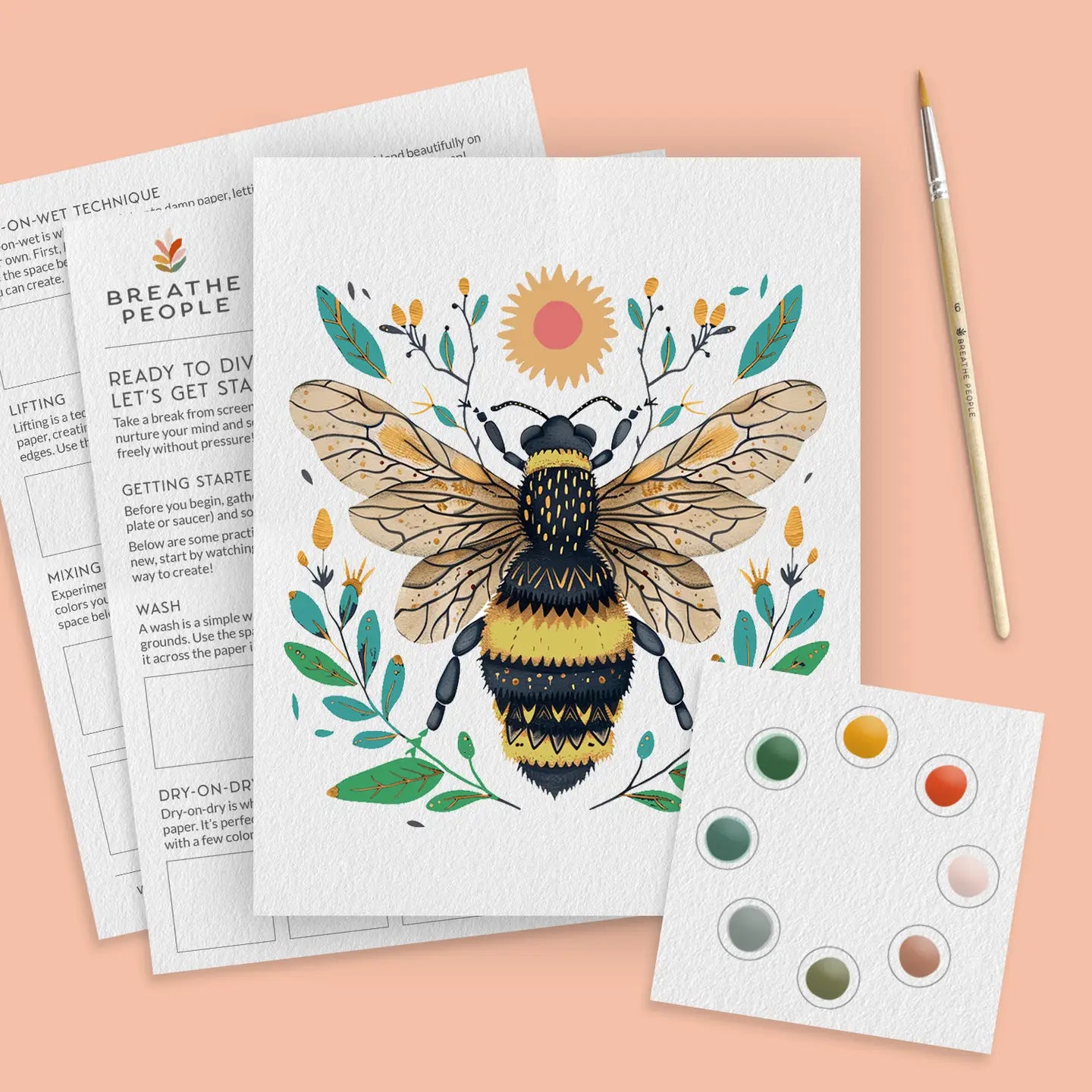 Bee -- All-in-one Large Watercolor Kit