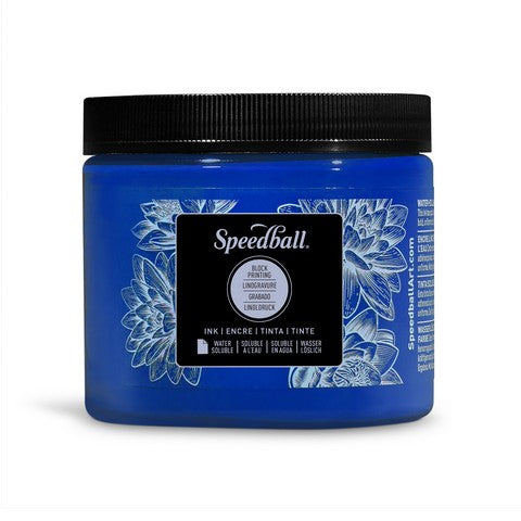 Water-Soluble Block Ink 16oz Blue