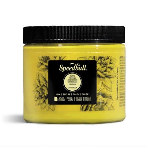 Water-Soluble Block Ink 16oz Yellow