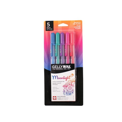 Gelly Roll Pen Moonlight Dusk 5 Pack Set