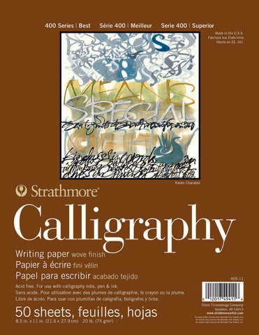 Calligraphy Tape Top Natural White 50 Sheets 20Lb 8.5X11