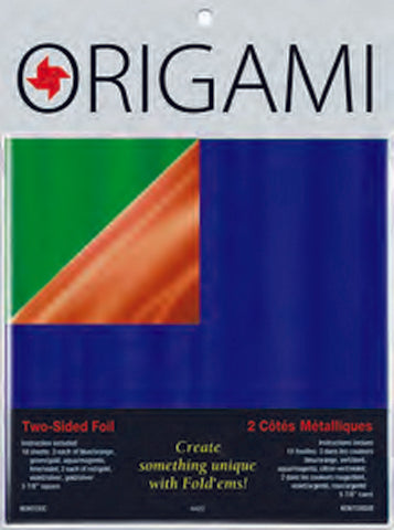 Origami Paper2 Side Foil 18 Sheets
