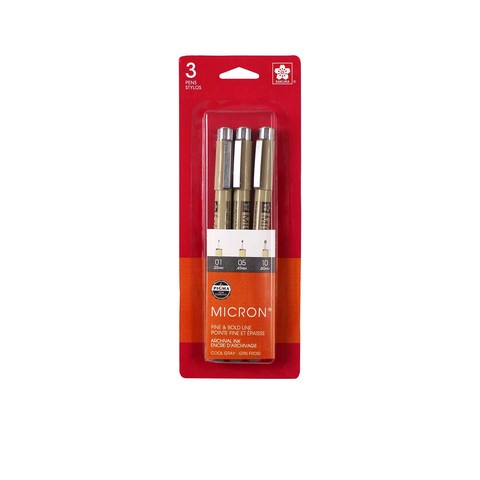 Micron 3Pc Set Cool Gray