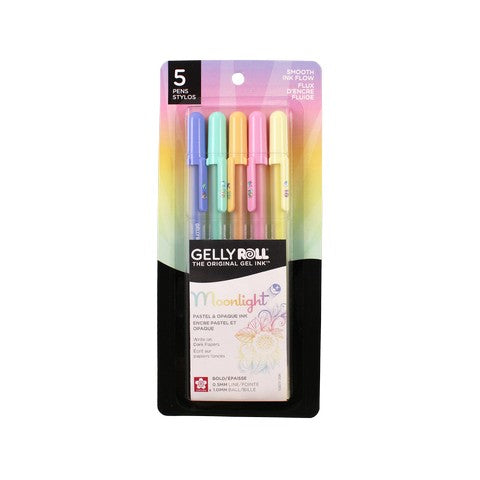 Gelly Roll Moonlight 10 Bold 5Pk Pastel