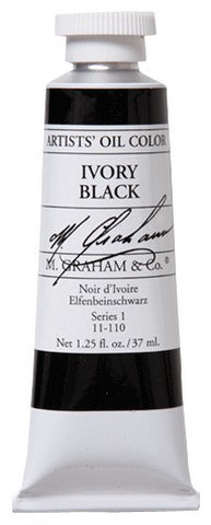 M Graham Ivory Black 150ml Oil Color