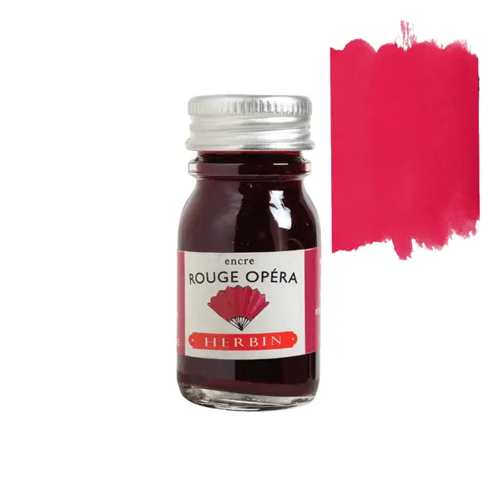 Opera Red Herbin Fountain Pen Ink, 10ml