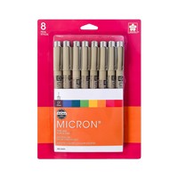 Pigma Micron Rainbow Color Pen 01 Set Of 8