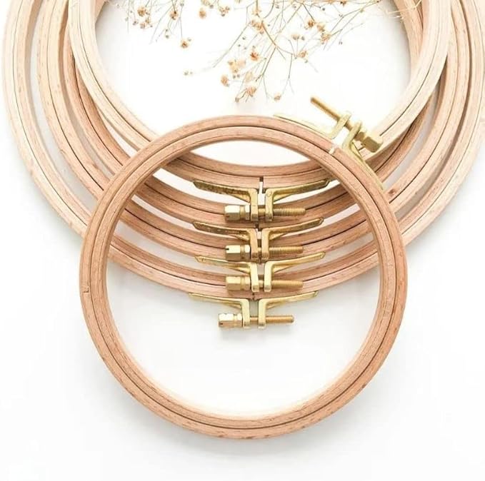 10" Nurge Beech Wood Embroidery Hoop