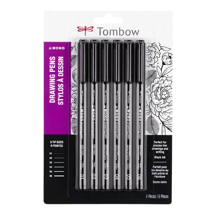 Mono Drawing Pen, set of 6