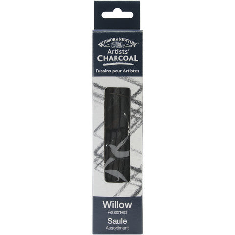 Artists Willow Charcoal Assorted Short Sticks 12Pc