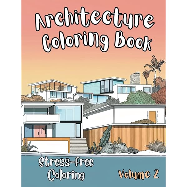 Architecture Coloring Book Vol 2