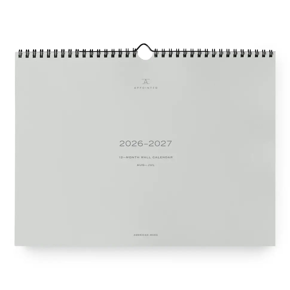 Studio Wall Calendar 26-27 by Appointed