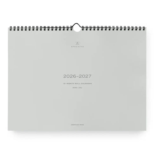 Studio Wall Calendar 26-27 by Appointed