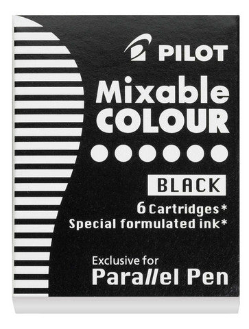 Parallel Pen Refill Cartridge Black 6 Pack