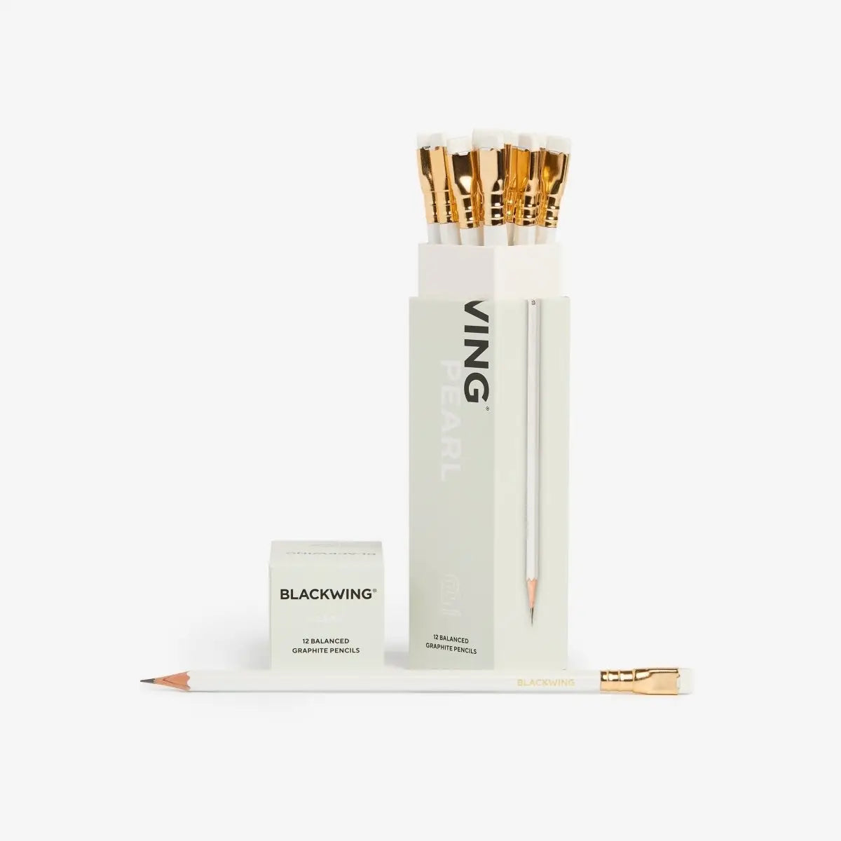 Pearl Blackwing Pencil; set of 12 (balanced)