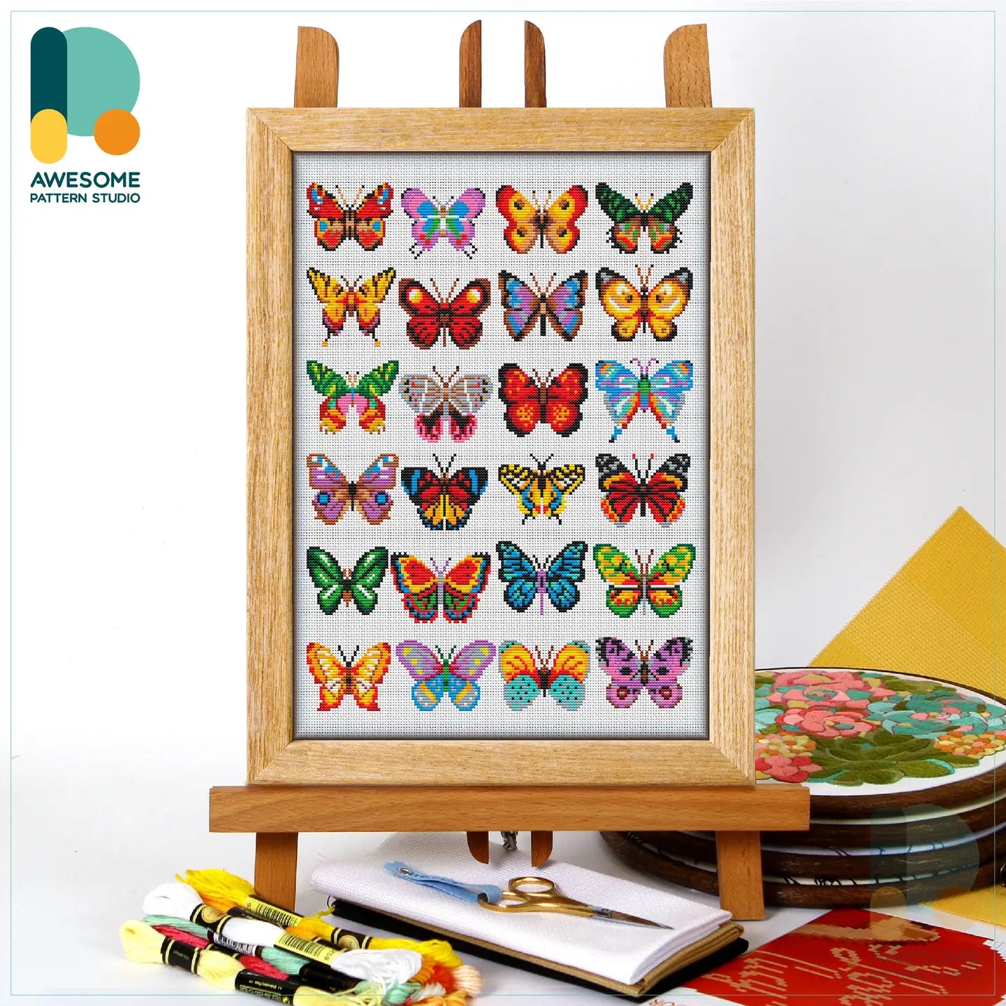 Butterfly - Counted Cross Stitch Kit