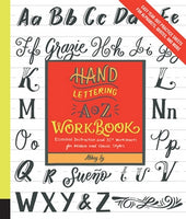 Workbook: Hand Lettering A to Z
