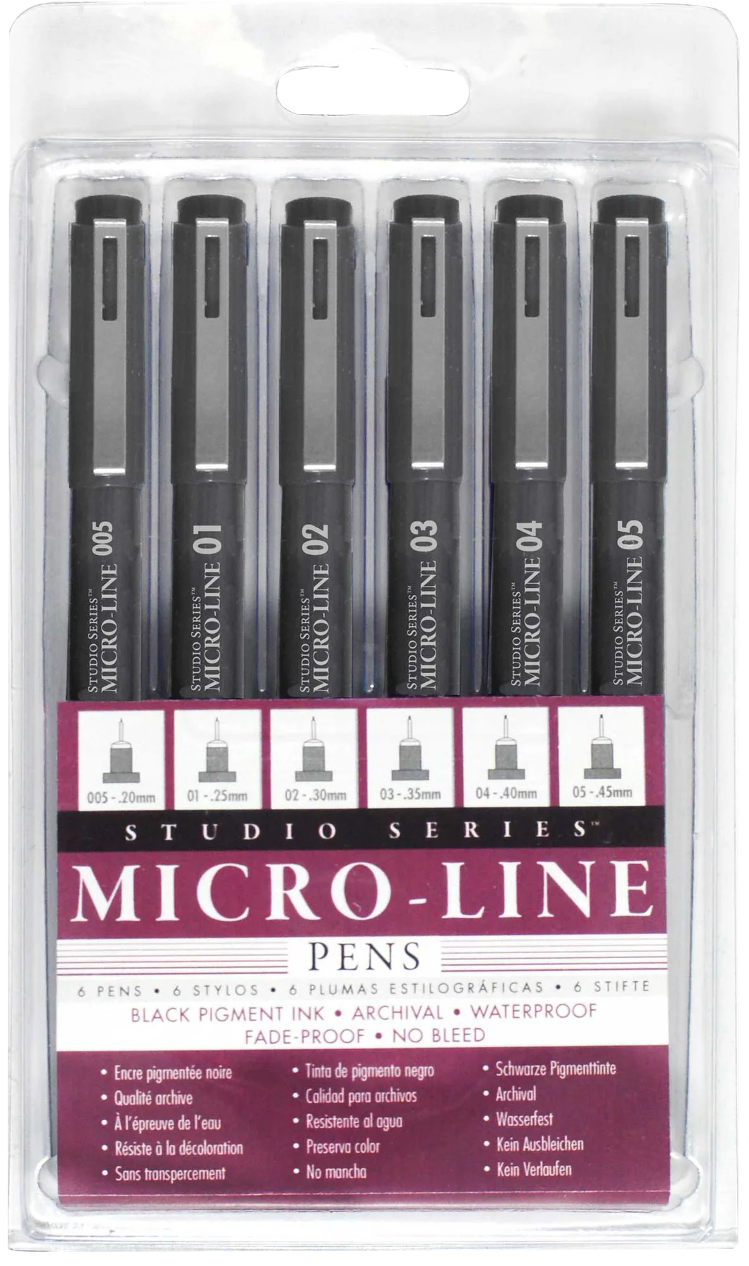 Studio Series Micro-Line Pen Set (6)
