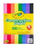Crayola Construction Paper, 96 sheets