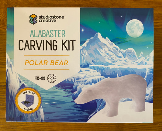 Alabaster Carving Kit - Polar Bear