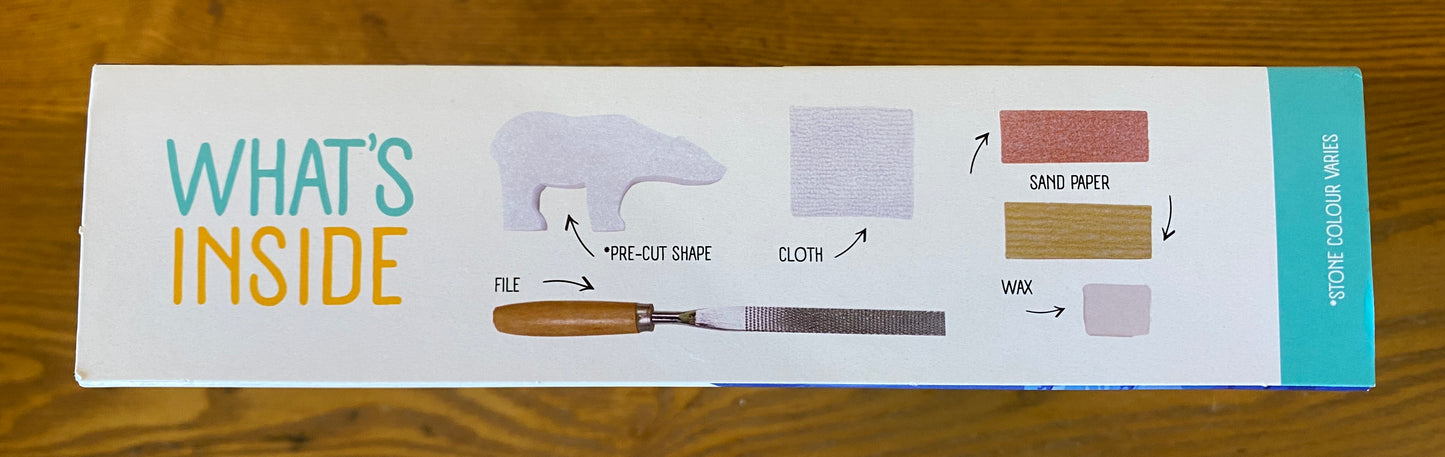 Alabaster Carving Kit - Polar Bear